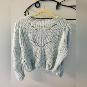 Molly Bracken mint green knit sweater in size M/L